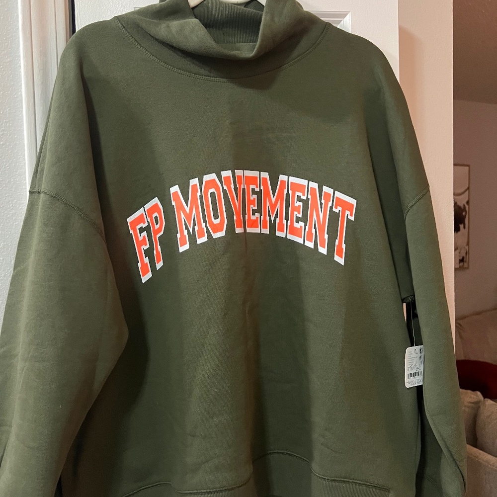 Free People Movement Mock Neck Sweatshirt